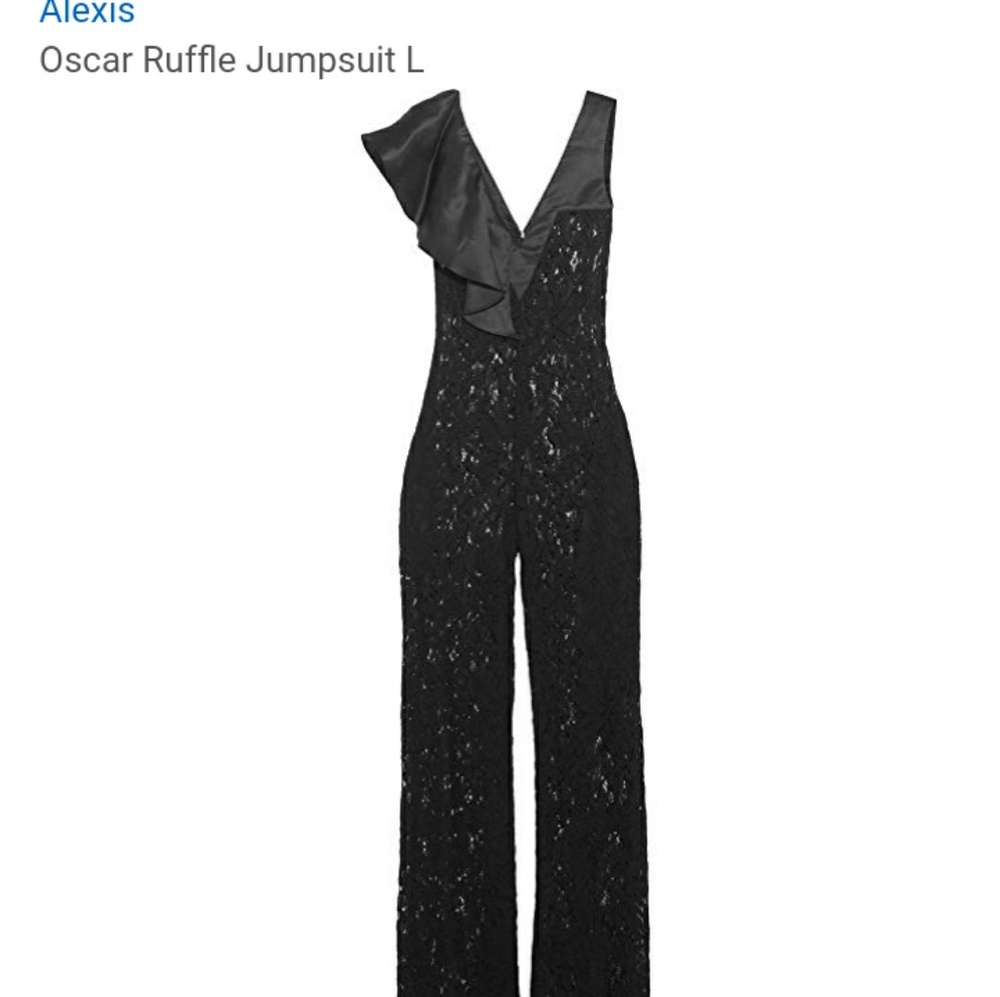 Alexis Black Lace Jumpsuit